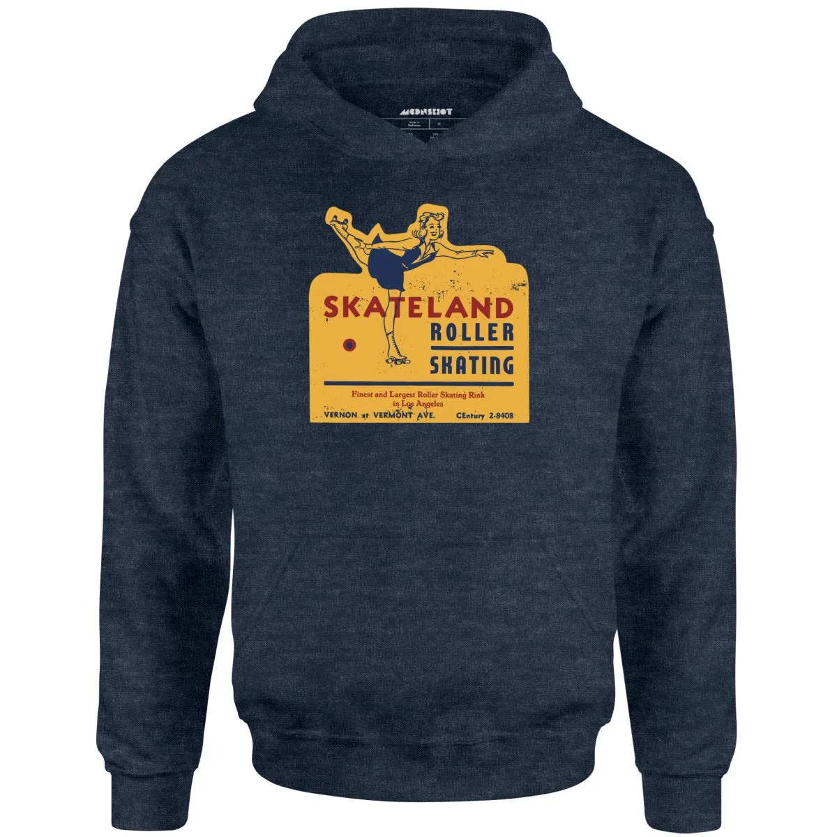 Skateland - Los Angeles, CA - Vintage Roller Rink - Unisex Hoodie